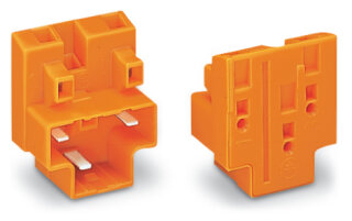 Stiftleiste 730-113 3-polig CAGE CLAMP orange