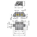 WAGO - 731-511/031-000 - 1-Leiter Federleiste, abgewinkelt