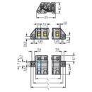 WAGO - 731-532/031-000 - 1-Leiter Federleiste, abgewinkelt