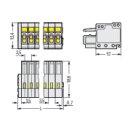 WAGO - 734-107/033-000 - 1-Leiter-Federleiste