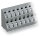 Doppelstock-Leiterplattenklemme 736-552 CAGE CLAMP 2,5 mm² 4-polig grau