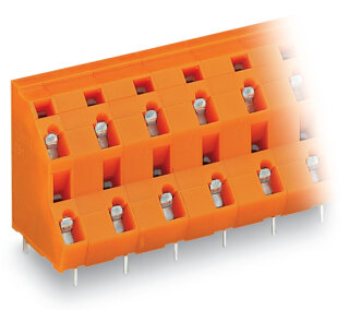 Doppelstock-Leiterplattenklemme 736-856 CAGE CLAMP 12-polig 2,5 mm²
