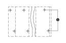 Doppelstock-Leiterplattenklemme 736-858 16-polig 2,5 mm² orange