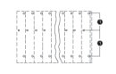 Dreistock-Leiterplattenklemme 737-224 CAGE CLAMP 2,5 mm² 72-polig grau