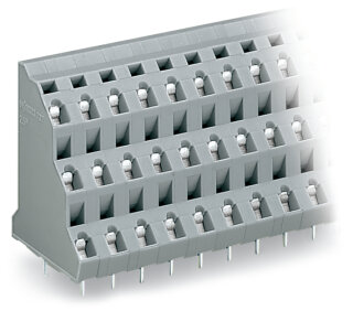 Dreistock-Leiterplattenklemme 737-556 CAGE CLAMP 18-polig 2,5 mm²