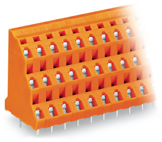 Dreistock-Leiterplattenklemme 737-656 18-polig 2,5 mm² 7,62 mm Rastermaß