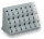 Dreistock-Leiterplattenklemme 737-762 36-polig 2,5 mm² CAGE CLAMP grau