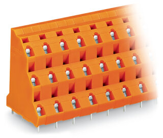 Dreistock-Leiterplattenklemme 737-804 CAGE CLAMP 12-polig 2,5 mm²
