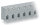 Leiterplattenklemme 741-507 CAGE CLAMP 7-polig 2,5 mm² grau