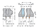 Leiterplattenklemme WAGO 745-205 CAGE CLAMP 5-polig 4...