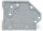Abschlussplatte 745-300/000-005 anrastbar 1,6 mm rot
