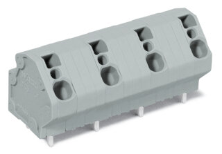 Leiterplattenklemme 745-3252 CAGE CLAMP 4 mm² 2-polig grau