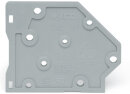 Abschlussplatte 745-500/000-009 anrastbar lichtgrau PA66