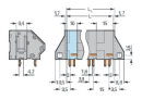 Leiterplattenklemme CAGE CLAMP 745-602 2-polig 16...