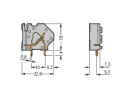 Anreihbare Leiterplattenklemme WAGO 745-813 4 mm²...