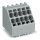 Leiterplattenklemme 746-2303 2-Leiter Push-in 10 mm² 7,5 mm Raster