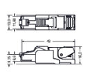 RJ-45-Ethernet-Stecker WAGO 750-977/000-021 Cat. 6A 8-polig IDC