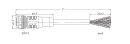 CANopen-/DeviceNet-Leitung M12A 5-polig 5 m violett