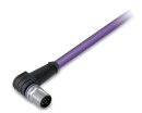 CANopen-/DeviceNet-Leitung M12A 5-polig winklig 2 m PUR...
