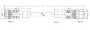 CANopen-/DeviceNet-Leitung M12A 5-polig 3,2 m violett...