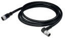 Sensor-Aktorleitung M12A-Buchse M8-Stecker winklig...