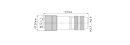 M12-Buchse axial 5-polig 756-9402/060-000 Federtechnik