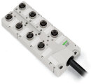 M12-Sensor-/Aktorbox 757-245 4-fach 5-polig 5 m Leitung