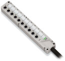M8-Sensor-Aktorbox 757-403 10-fach 3-polig 10 m...