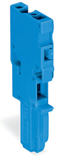 1-Leiter-Federleiste 769-101 CAGE CLAMP 4 mm² blau 1-polig