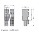 1-Leiter-Federleiste 769-108 CAGE CLAMP 4 mm²...