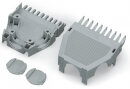 Zugentlastungsgehäuse 769-1612 12-polig 60 mm grau