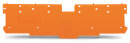 Abschluss- und Zwischenplatte 769-302 1,1 mm orange PA66