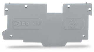 Abschluss- und Zwischenplatte 769-305 1,1 mm PA66 grau