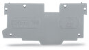 Abschluss- und Zwischenplatte 769-305 1,1 mm PA66 grau