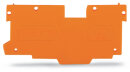 Abschluss- und Zwischenplatte 769-306 1,1 mm orange PA66