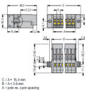 1-Leiter-Stiftleiste 769-610/002-000 CAGE CLAMP 4...