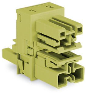 h-Verteiler WINSTA MIDI 770-1609 2-polig Kodierung B hellgrün