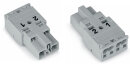 WINSTA MIDI Stecker 770-252 2-polig Kodierung B grau 25 A