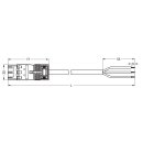 WAGO - 771-4993/207-303 - konfektionierte Anschlussleitung