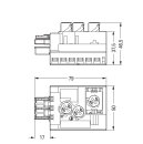 Abgriffmodul WINSTA IDC 772-263 3-polig Flachleitung...