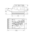 Einspeisemodul WINSTA IDC 772-271 5-polig 2,5 mm² blau