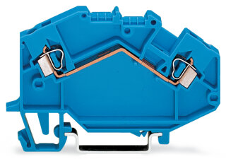 2-Leiter-Durchgangsklemme 780-604 CAGE CLAMP 2,5 mm² blau
