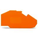 Abschluss- und Zwischenplatte; 1,5 mm dick; orange