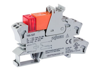 Relaismodul 788-507 AC 115 V 1 Wechsler 16 A grau