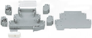 Deckel 55 mm grau Reiheneinbaugehäuse WAGO 789-122