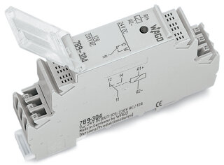 Relaismodul 789-304 DC 24 V 1 Wechsler 12 A grau