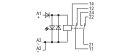 Relaismodul 789-312 DC 24 V 2 Wechsler 8 A grau