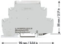 Stromstoßschaltermodul 789-570 AC 230 V 1...