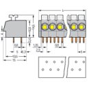 WAGO - 804-102/000-051 - Leiterplattenklemme