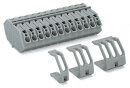 Durchführungsklemme 826-169 CAGE CLAMP 9-polig 4...